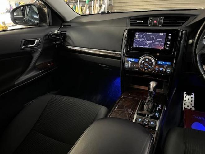 マークX２５０G　Ｆｏｕｒ　本州仕入　寒冷地仕様　禁煙車　ＴＥＩＮ車高調　トヨタセーフティセンス　ＷＯＲＫエモーション１９インチＡＷ　社外１６ＡＷ＋スタッドレスタイヤ付　純正ナビ　地デジ　Ｂｌｕｅｔｏｏｔｈ　バックカメラ 4WD 2500 4Dr