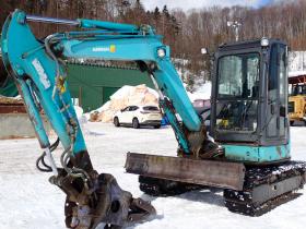 バックホー　AX50U-4　回転グラップル付　恵庭ヤード