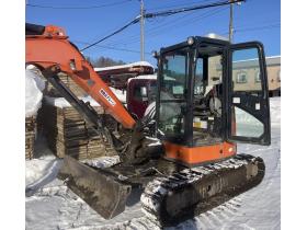 バックホー　ZX40U-5B　配管付　エアコン　ゴムパッド　恵庭ヤード