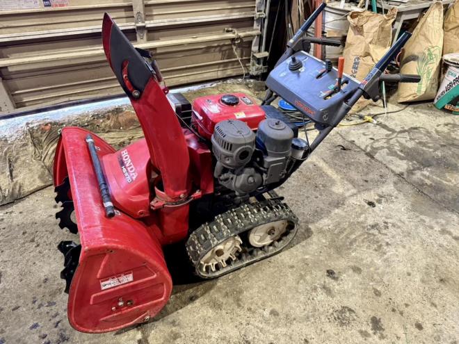 除雪機即納！軽整備済！ホンダ HS970 9馬力 家庭用除雪機 オーガベルト交換済