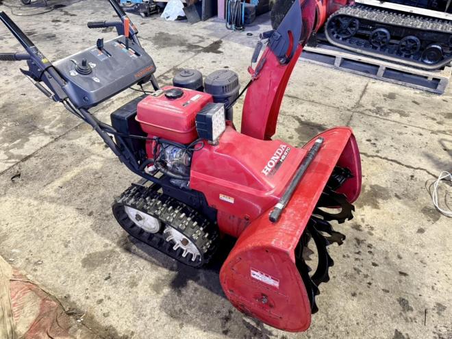 除雪機即納！軽整備済！ホンダ HS970 9馬力 家庭用除雪機 オーガベルト交換済