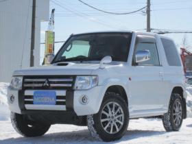 パジェロミニ　プレミアム セレクション 4WD　社外ナビ&フルセグTV Bカメラ ETC ハーフレザー&シートヒーター キーレスエンジンスターター 社外アルミ フォグ ドアバイザー Pガラス 夏タイヤ+純正アルミ積込み 1年間保証付 660