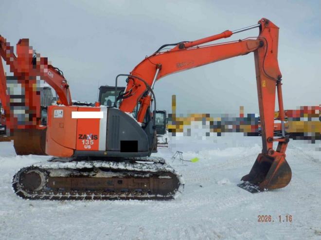 バックホーZX135US-3　恵庭ヤード