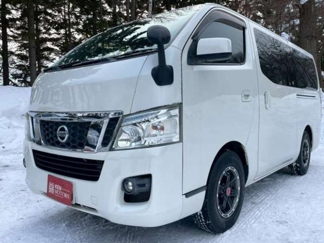 キャラバンNV350 2.5 プレミアムGX ロングボディ ディーゼルターボ 4WD　ETC　ベットキット　スマートキー　キーレス　パワーウィンドウ　ABS　エアコン　パワステ　盗難防止装置　両側スライドドア 2500