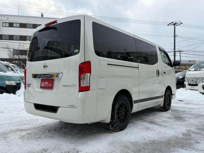 キャラバンNV350 2.5 プレミアムGX ロングボディ ディーゼルターボ 4WD　バックカメラ　エアコン　ドライブレコーダー　ETC　パワステ　パワーウィンドウ　スマートキー　キーレス　片側スライドドア 2500