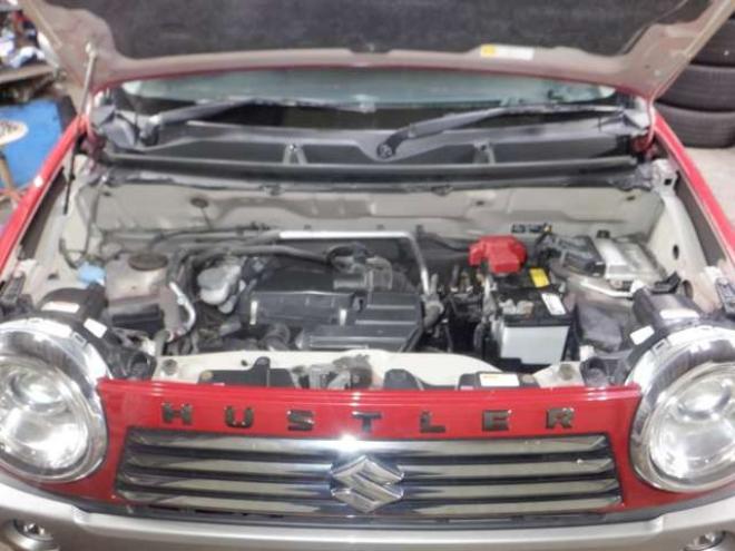 ハスラーJスタイルIII 4WD　ナビ・TV・B/T・後期型・前席シートヒーター・スマートキー・プッシュスタート・HID・ETC・LEDフォグランプ・アイドリングストップ・オートライト・衝突軽減・ルーフレール・DVD再生・ミラーヒーター 660