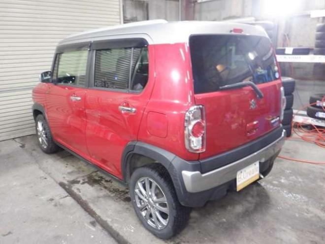 ハスラーJスタイルIII 4WD　ナビ・TV・B/T・後期型・前席シートヒーター・スマートキー・プッシュスタート・HID・ETC・LEDフォグランプ・アイドリングストップ・オートライト・衝突軽減・ルーフレール・DVD再生・ミラーヒーター 660