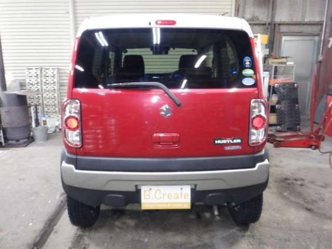 ハスラーJスタイルIII 4WD　ナビ・TV・B/T・後期型・前席シートヒーター・スマートキー・プッシュスタート・HID・ETC・LEDフォグランプ・アイドリングストップ・オートライト・衝突軽減・ルーフレール・DVD再生・ミラーヒーター 660