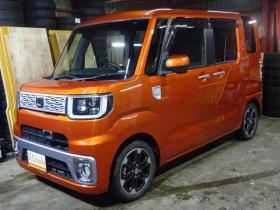 ウェイク　G SA 4WD　本州仕入　ナビ　TV　LEDヘッドライト　両側電動　シートヒーター　スマアシ　ターボ　スマートキー　プッシュスタート　オートライト　ベンチシート　アイドリングストップ　フォグランプ 660