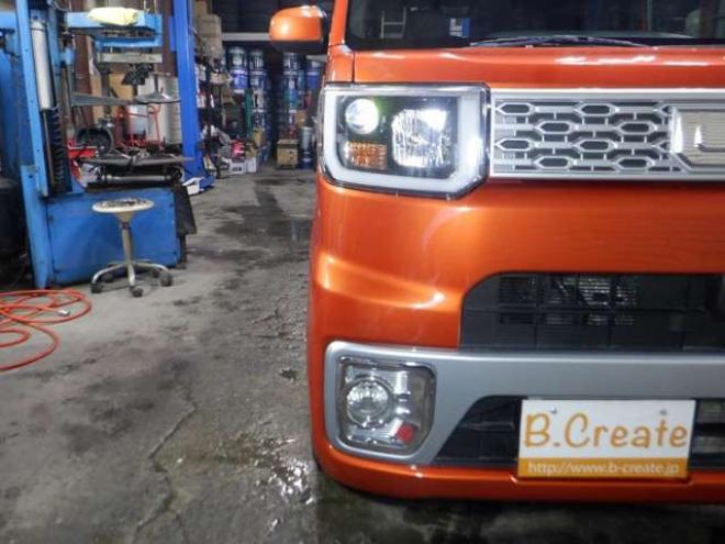 ウェイクG SA 4WD　本州仕入　ナビ　TV　LEDヘッドライト　両側電動　シートヒーター　スマアシ　ターボ　スマートキー　プッシュスタート　オートライト　ベンチシート　アイドリングストップ　フォグランプ 660