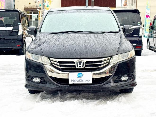 オデッセイ2.4アブソルート 4WD　ローンが不安な方＜優遇ローン＞本州仕入 1年保証　純正ナビ　バックカメラ 