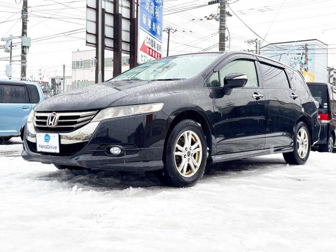 オデッセイ2.4アブソルート 4WD　ローンが不安な方＜優遇ローン＞本州仕入 1年保証　純正ナビ　バックカメラ 