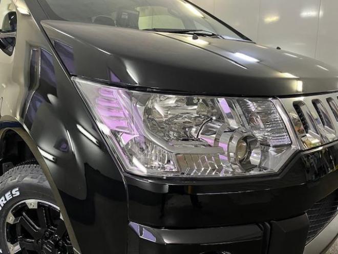 デリカＤ：５　Ｇパワーパッケージ　本州仕入　寒冷地仕様　禁煙車　両側パワースライドドア　社外１６インチブラポリＡＷ＋新品ＴＯＹＯホワイトレター　新品ＪＡＯＳブラックマッドガード　ストラーダナビ　地デジ　ＤＶＤ再生　Ｂｌｕｅｔｏｏｔｈ 4WD 2400 5Dr