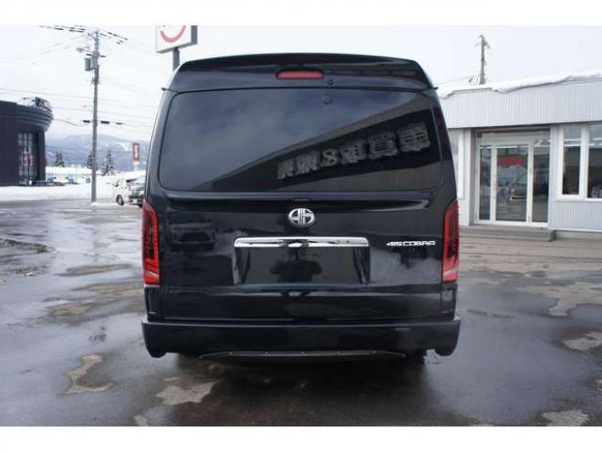 ハイエース2.7 GL ロング ファインテックツアラー 4WD　415COBRA　ファントムヘッドライトシステム&フェイスリフトキット&F/S/R/ルーフスポ/ボンネット/プレステージテールランプ&新作バッドラッカーHP-6　18インチAW　TOYO　H30　225/50R18 2700