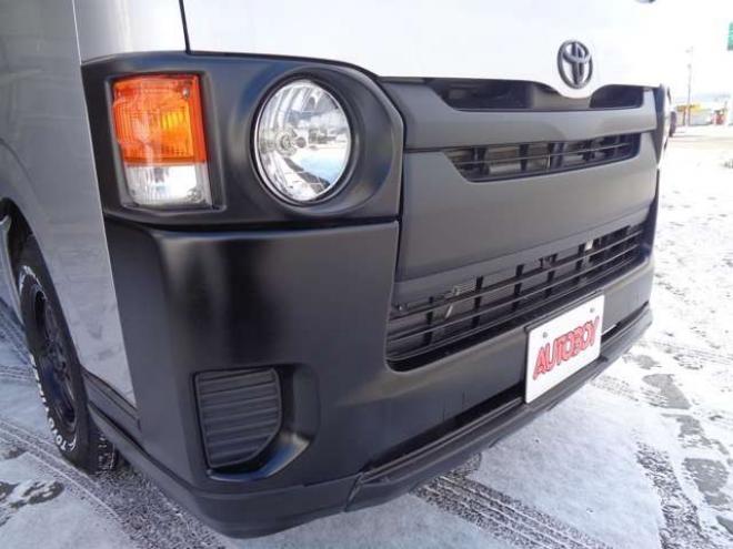 ハイエースバン2.8 DX ロング ディーゼルターボ 4WD　丸目クラシックヘッドライトキット　寒冷地仕様　415COBRA　SAFARIフロントリップスポイラー　16インチアルミ&トーヨーH30　リアヒーター　リアエアコン 2800