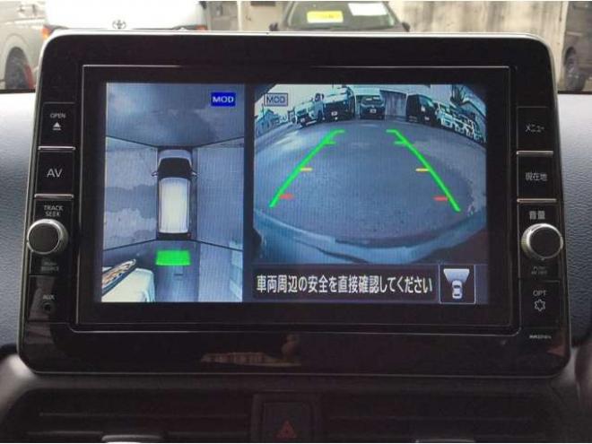 デイズハイウェイスターX 4WD　プッシュスタート　スマートキー　日産純正ナビ　フルセグTV　CD　Bluetooth　全方向カメラ　バックカメラ　本革巻きステアリング　ステアリングスイッチ　クルーズコントロール　シートヒーター　ETC 660