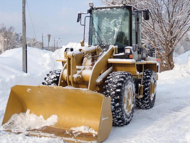 ホイールローダ910G スパイクタイヤ　恵庭ヤード 4WD