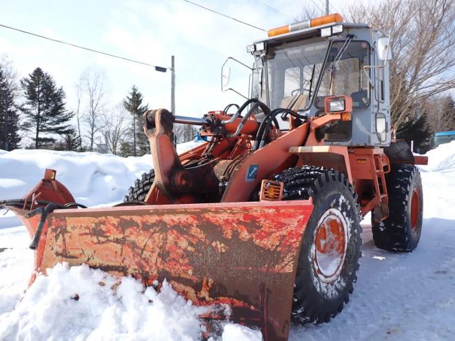 ホイールローダLX120　マルチプラウ＆バケット　恵庭ヤード 4WD