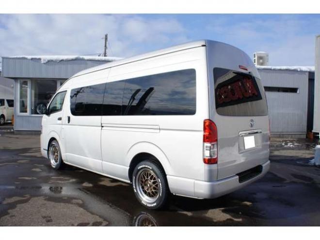 ハイエースバン2.8 DX ワイド スーパーロング ハイルーフ GLパッケージ ディーゼルターボ 4WD　1オーナー　アルパイン11インチナビTV　パノラミックビューモニター　ドラレコ　ワークエクストラップ17インチAW　415コブラフロントスポイラー　リアヒーター&エアコン　LEDヘッドライト　フォグ ETC 2800