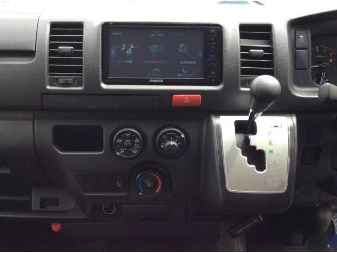 ハイエースバン2.8 DX ロング GLパッケージ ディーゼルターボ 4WD　キーレス　両側スライドドア　バックカメラ　メモリナビ　フルセグTV　フロントフォグランプ　衝突被害軽減システム　車線逸脱防止　横滑り防止装置　パワーヒート　オートマチックハイビーム　電動格納ミラー 2800