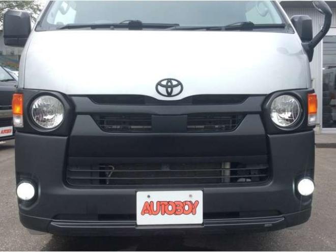 ハイエースバン2.8 DX ロング GLパッケージ ディーゼルターボ 4WD　キーレス　両側スライドドア　バックカメラ　メモリナビ　フルセグTV　フロントフォグランプ　衝突被害軽減システム　車線逸脱防止　横滑り防止装置　パワーヒート　オートマチックハイビーム　電動格納ミラー 2800