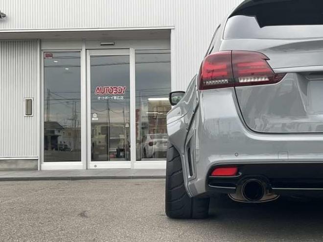 レヴォーグ2.0 STI スポーツ アイサイト 4WD　東京オートサロン2020受賞車　フロント片側60mmワイド　リア片側85mmワイド　ナルドグレー全塗装　BRIDEセミバケットシート　WRX後期Fバンパー　フロント6POTキャリパー　CUSCO製車高調　車幅公認済み 2000