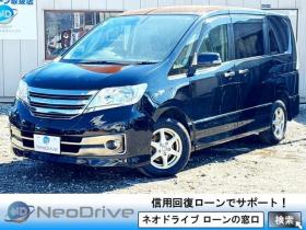 セレナ　2.0ライダー 4WD　ローンが不安な方＜優遇ローン＞1年保証　寒冷地仕様　純正ナビ 