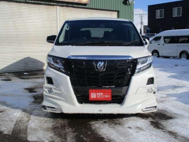 アルファード3.5 SA 4WD　TRDエアロ クリスタルアイLEDテール ダウンサス レザー調シートカバー アルパインナビ フリップダウン スピーカー  デジタルインナーミラー シュタイナー20インチ シーケンシャルウィンカー 3500