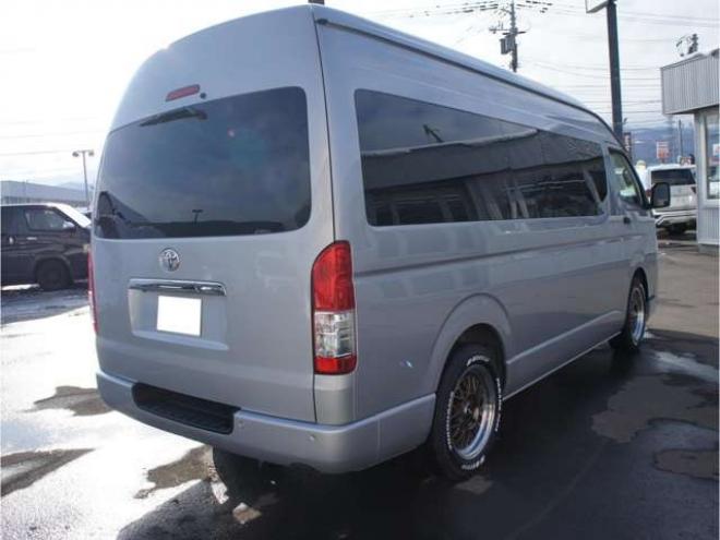 ハイエースバン2.8 DX ワイド スーパーロング ハイルーフ GLパッケージ ディーゼルターボ 4WD　1オーナー　アルパイン11インチナビTV　パノラミックビューモニター　ドラレコ　ワークエクストラップ17インチAW　415コブラフロントスポイラー　リアヒーター&エアコン　LEDヘッドライト　フォグ ETC 2800