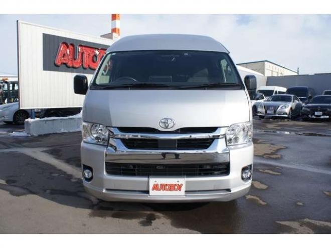 ハイエースバン2.8 DX ワイド スーパーロング ハイルーフ GLパッケージ ディーゼルターボ 4WD　1オーナー　アルパイン11インチナビTV　パノラミックビューモニター　ドラレコ　ワークエクストラップ17インチAW　415コブラフロントスポイラー　リアヒーター&エアコン　LEDヘッドライト　フォグ ETC 2800