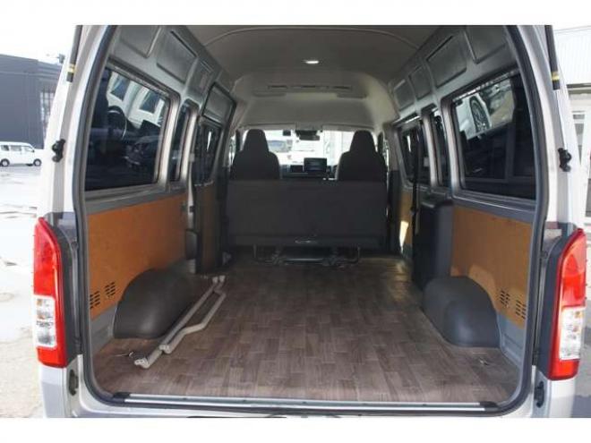 ハイエースバン2.8 DX ワイド スーパーロング ハイルーフ GLパッケージ ディーゼルターボ 4WD　1オーナー　アルパイン11インチナビTV　パノラミックビューモニター　ドラレコ　ワークエクストラップ17インチAW　415コブラフロントスポイラー　リアヒーター&エアコン　LEDヘッドライト　フォグ ETC 2800