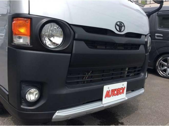 ハイエースバン3.0 スーパーGL ロング ディーゼルターボ 4WD　リアヒーター&クーラー　キーレス　ETC　電動格納ミラー　デュアルエアコン　ベッドキッド　フロントフォグランプ　clarionSDナビ(NXL13)　AUX　Bluetooth　USB　16インチAW 3000