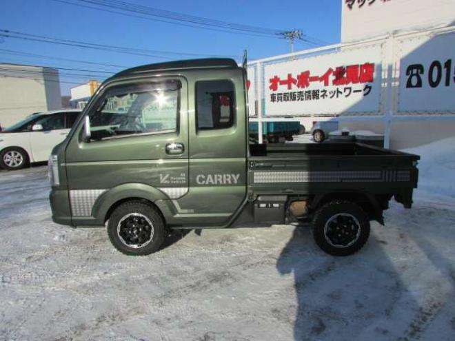 キャリースーパーキャリイ X 3方開 4WD　純正ナビ　フルセグ　バックカメラ　キーレス　マッドクロスAW　オープンカントリー 660