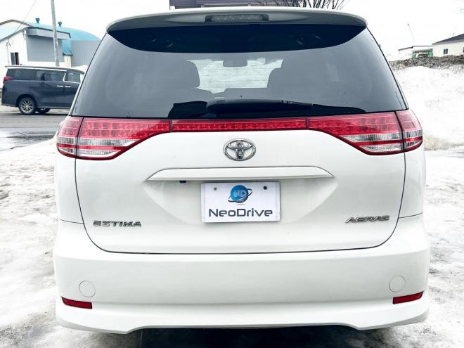 エスティマ2.4アエラスGエディション 4WD　ローンが不安な方＜優遇ローン＞寒冷地仕様　両側パワースライドドア　後席モニター　純正ナビ 4WD