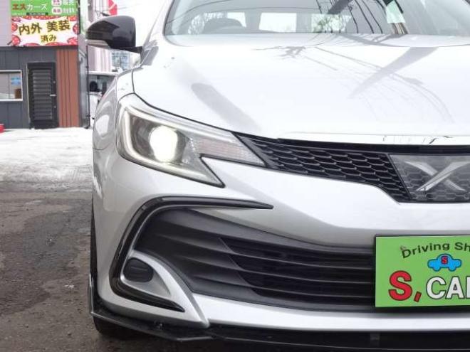 マークX2.5 250G Four 4WD　本州車　保証1年　4WD　ワンオーナー　エスカーズカスタム　フロントリップ　リヤディフューザー　プレシャス/HM-1　19インチアルミ　純正ナビ　ワンセグTV　ドライブレコーダーLDA　ETC　クルーズコントロール 2500