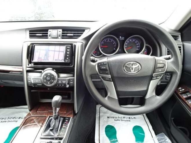 マークX2.5 250G Four 4WD　本州車　保証1年　4WD　ワンオーナー　エスカーズカスタム　フロントリップ　リヤディフューザー　プレシャス/HM-1　19インチアルミ　純正ナビ　ワンセグTV　ドライブレコーダーLDA　ETC　クルーズコントロール 2500