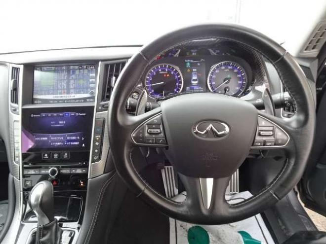 スカイライン3.5 350GT FOUR ハイブリッド タイプSP　本州車 ハイブリットシステム2年保証/走行距離無制限　 4WD フロントリップ　リヤスポイラー　黒本革シート　全方位カメラ　純正ナビ　純正19インチAW　パワーシート　バックカメラ　レーンアシスト　シートメモリ 3500