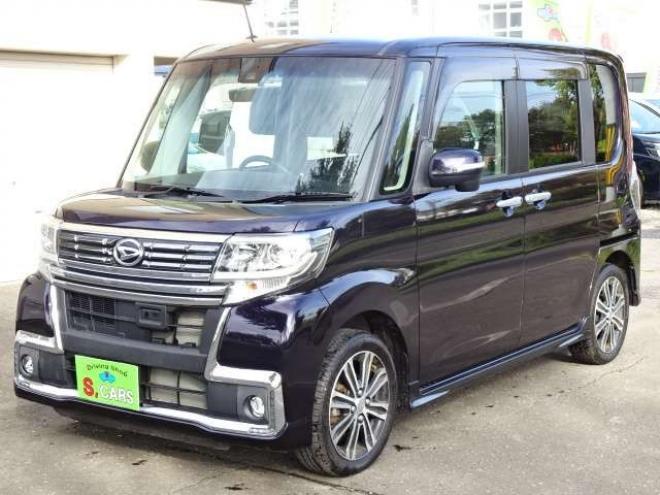 タントカスタム X トップエディション SAII 4WD　本州車　保証1年/走行距離無制限　4WD　パワースライドドア　純正8型ナビ　地デジ　Bluetooth接続　バックカメラ　スマートアシスト　衝突軽減　レーンキープアシスト　LEDヘッドライト　ETC　ハーフレザーシート 660