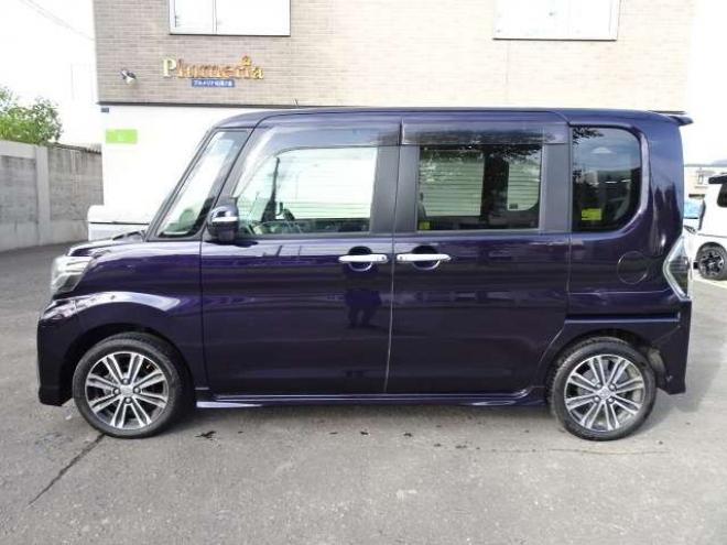 タントカスタム X トップエディション SAII 4WD　本州車　保証1年/走行距離無制限　4WD　パワースライドドア　純正8型ナビ　地デジ　Bluetooth接続　バックカメラ　スマートアシスト　衝突軽減　レーンキープアシスト　LEDヘッドライト　ETC　ハーフレザーシート 660