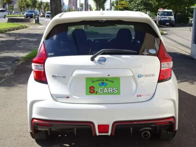 ノート1.2 e-POWER NISMO　本州車　ハイブリットシステム保証2年付　ワンオーナー　社外ナビ　Bluetooth接続　 エマージェンシーブレーキサポート　車線逸脱警報　NISMO純正アルミ　純正LEDヘッドライト　インテリキー　プッシュスタート　ETC 2WD 1200