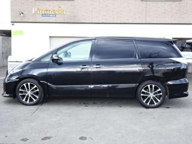 エスティマ3.5 アエラス 4WD　本州車 保証1年/走行距離無制限 4WD　3500cc　両側パワースライドドア　純正ナビ　地デジ　バックカメラ　Bluetooth接続　純正HID　18インチAW　ビルトインETC　ダウンサス　7人乗り 3500