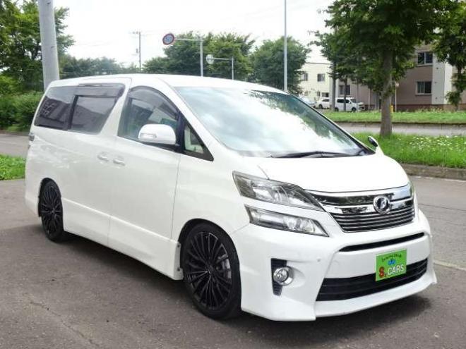 ヴェルファイア2.4 Z 4WD　本州車　保証1年/走行距離無制限　後期型　4WD　社外20インチアルミ　ローダウン  両側パワースライドドア　純正ナビ　地デジ　バックカメラ　フリップダウンモニター　スマートキー　コーナーセンサー　7人乗り 2400