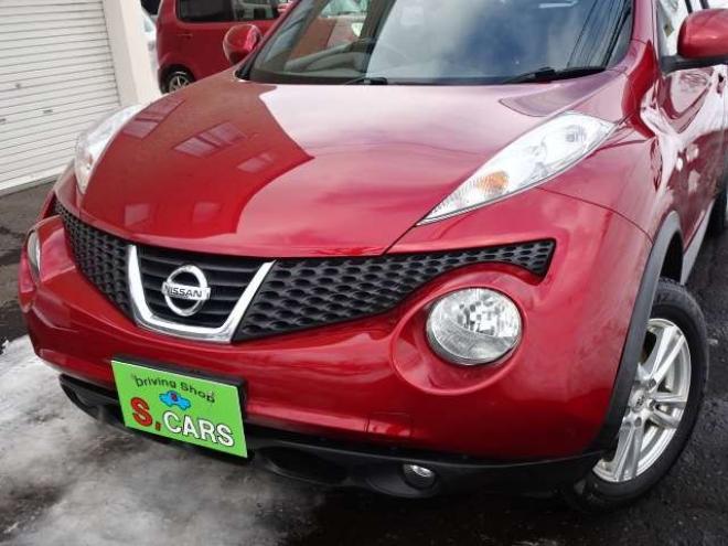 ジューク1.6 16GT FOUR タイプV 4WD　保証1年/走行距離無制限　切替4WD　純正ナビ　地デジ　バックカメラ　純正エンジンスターター　インテリジェントキー　プッシュスタート 1600