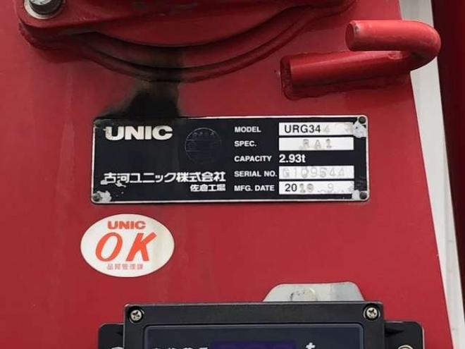 レンジャークレーン付　2KG-FC2ABA 古河ユニック　 2WD 5120