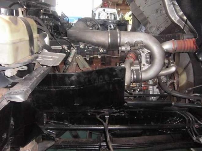 ビッグサム平ボデー KL-CG48J  アルミ5方開　 2WD 13070