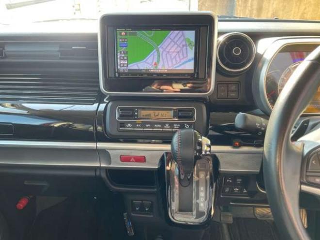 スペーシアカスタム ハイブリッド XSターボ 4WD　1年走行距離無制限保証/Bluetooth/ナビ・フルセグTV/全方位カメラ/両側パワースライドドア/エンジンスターター/ETC/コーナーセンサー/シートヒーター/ミラーヒーター/夏冬タイヤ付き/ワンオーナー/修復歴無し 660