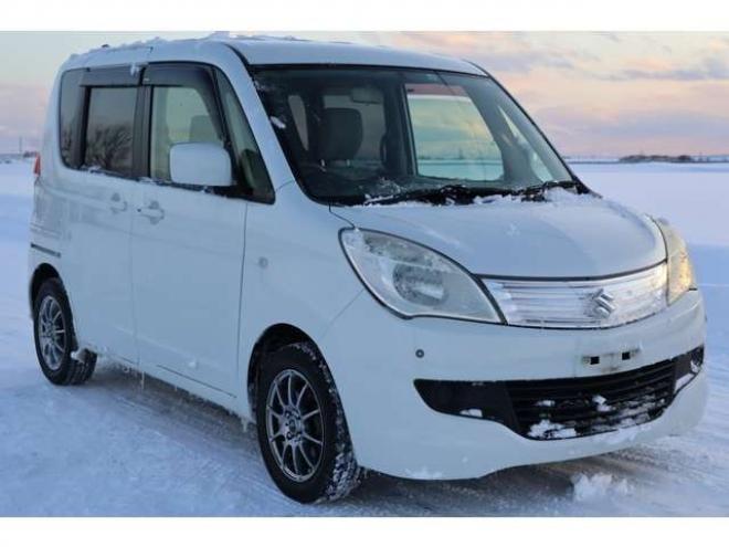 ソリオ1.2 G4 4WD　検2年　社外ナビ　バックカメラ　シートヒーター　パワスラ　エンスタ　TV　ETC　自社　ローンカノウ 1200