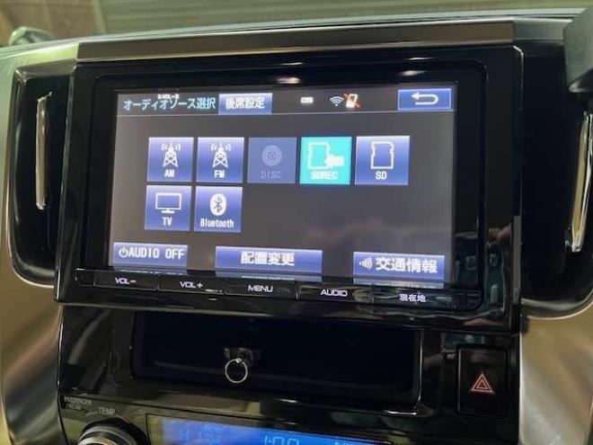 ヴェルファイア2.5 V 4WD　車検R10年1月・SDナビ・リフトアップ・純正リアモニター・両側パワースライド・メモリー付パワーシート・トーヨーオープンカントリー16AWセット・スタッドレスタイヤセット・ドライブレコーダー・エンジンスターター 2500