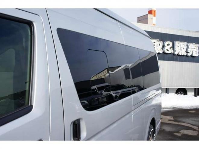 ハイエースバン2.8 DX ワイド スーパーロング ハイルーフ GLパッケージ ディーゼルターボ 4WD　1オーナー　アルパイン11インチナビTV　パノラミックビューモニター　ドラレコ　ワークエクストラップ17インチAW　415コブラフロントスポイラー　リアヒーター&エアコン　LEDヘッドライト　フォグ ETC 2800