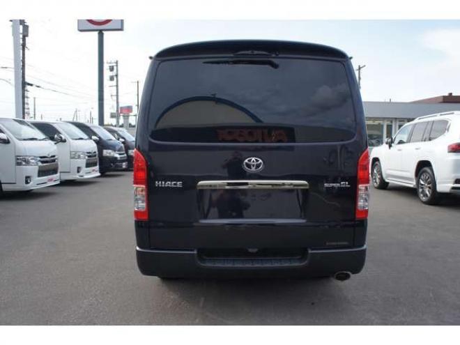 ハイエースバン2.8 スーパーGL ダークプライムII ロングボディ ディーゼルターボ 4WD　415COBRA　クリーンルック3Fスポ&BY2ボンネット&ステージ2ルーフスポ&バッドラッカーIII17インチAW&フラットベッドキット　ヨコハマPARADA17インチ　デジタルインナー　パノラマモニター　両側パワースライドドア 2800